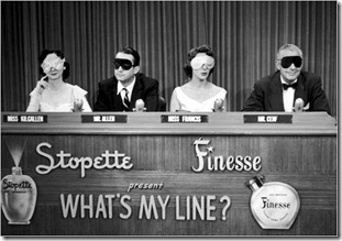 TV Game Show: What's My Line?
